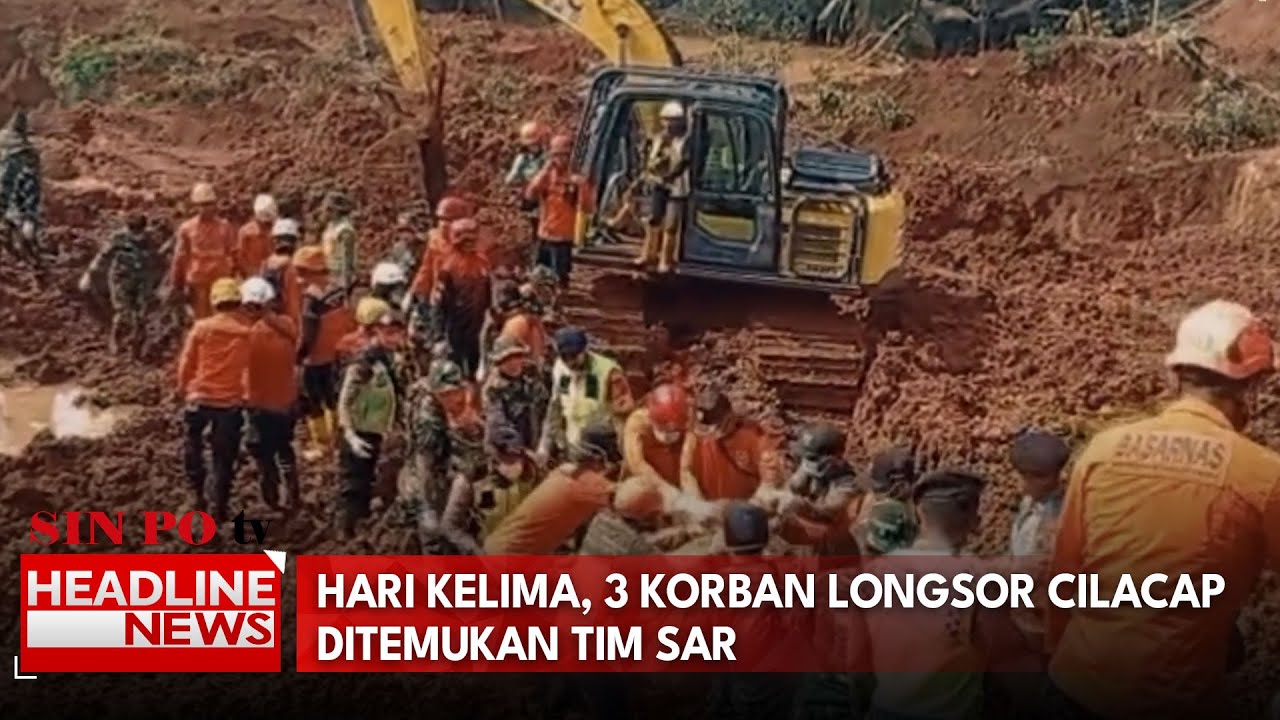 Hari Kelima, 3 Korban Longsor Cilacap Ditemukan Tim SAR