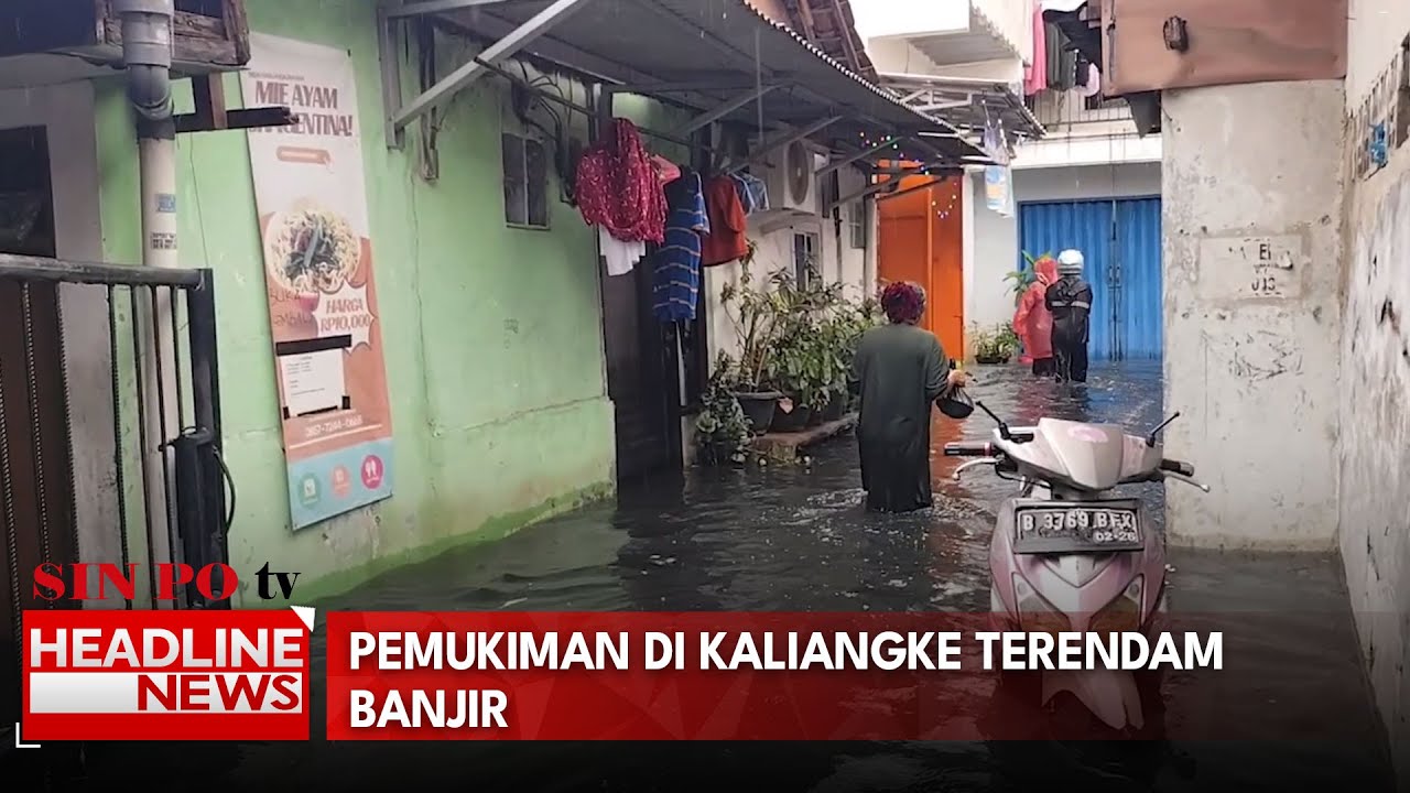 Hujan Deras Rendam Pemukiman Di Kedaung Kaliangke Sedikitnya 300 Rumah Terdampak