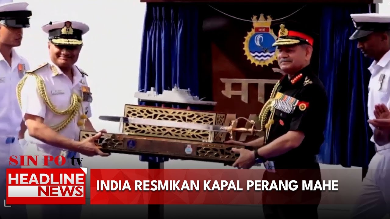 India Resmikan Kapal Perang Mahe
