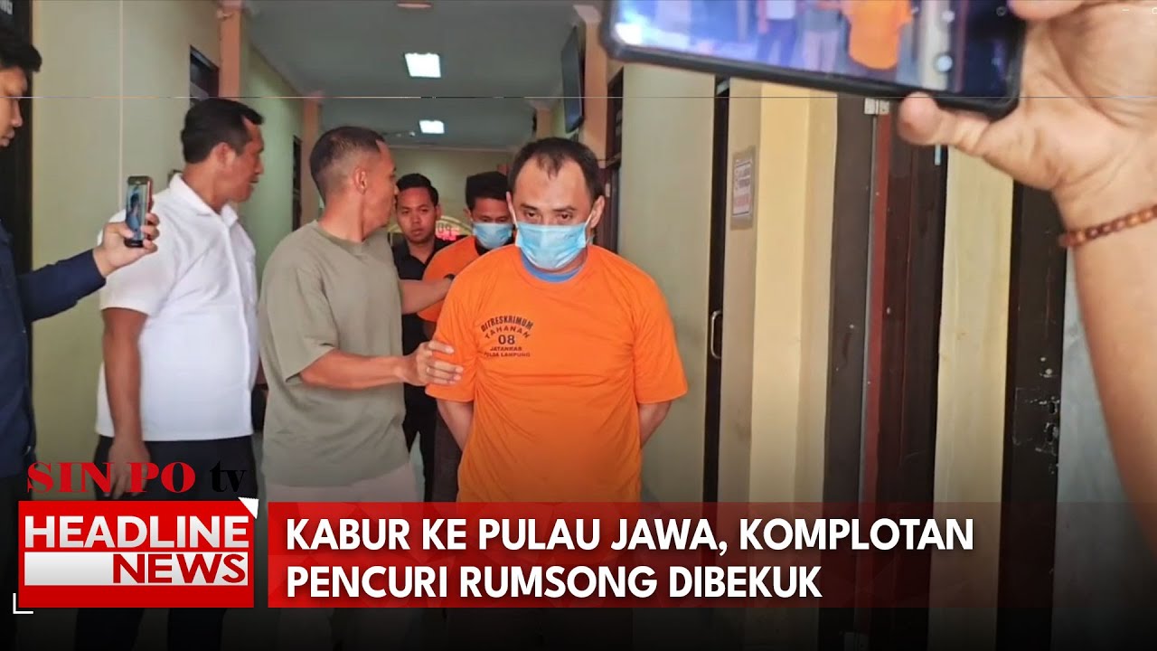 Kabur ke Pulau Jawa, Komplotan Pencuri Rumson Dibekuk