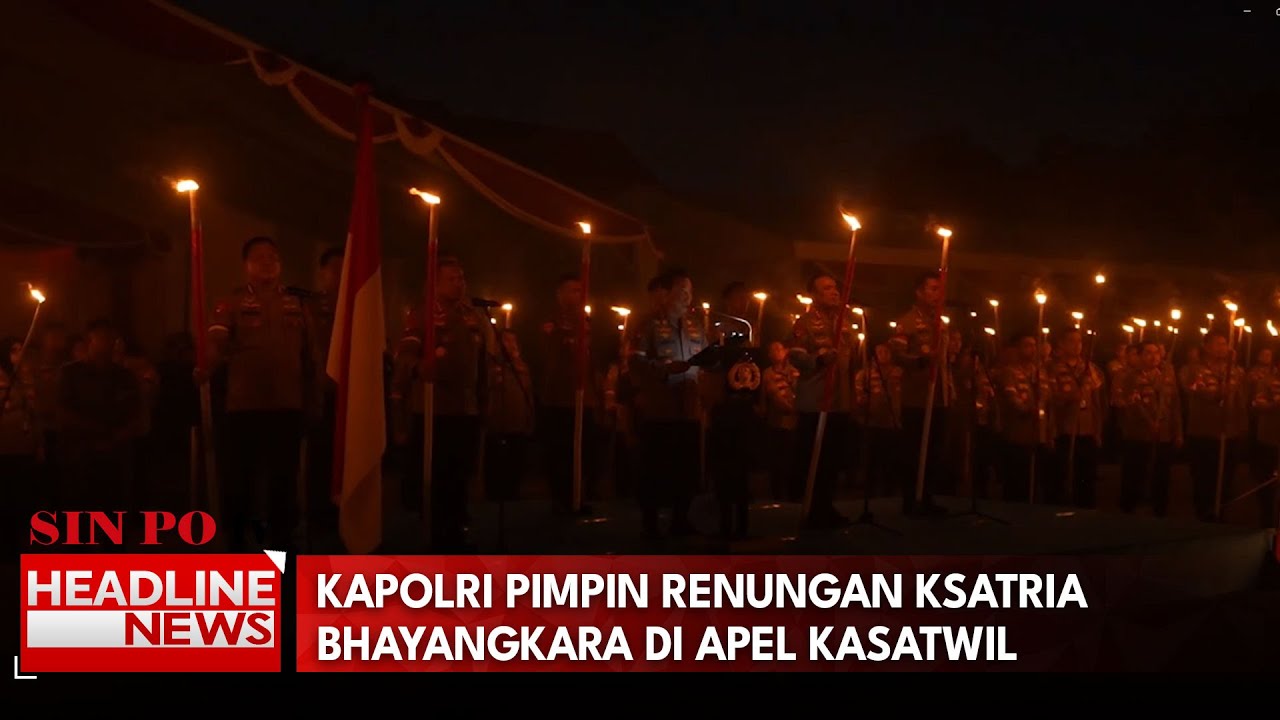 Kapolri Pimpin Renungan Ksatria Bhayangkara Di Apel Kasatwil