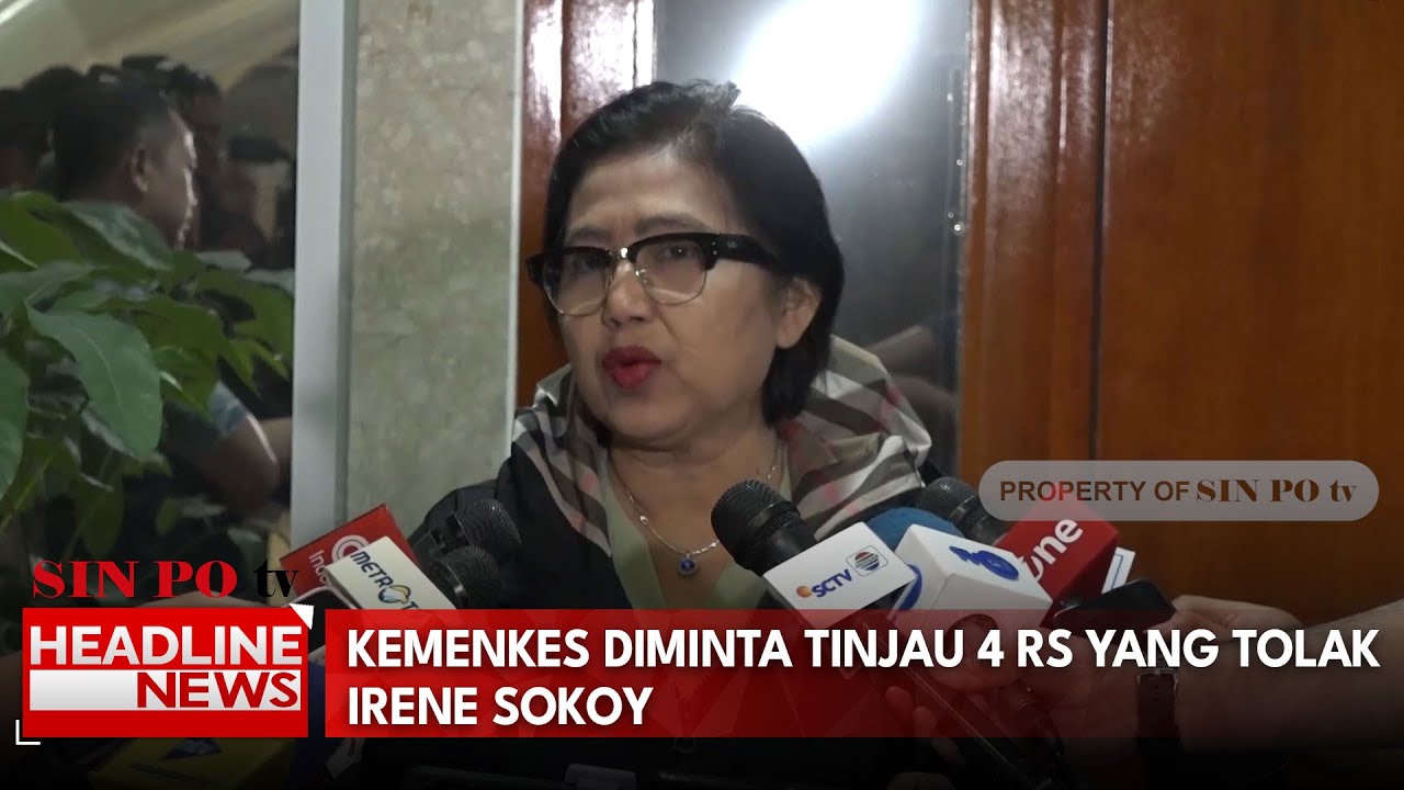 Kemenkes Diminta Tinjau 4 RS yang Tolak Irene Sokoy