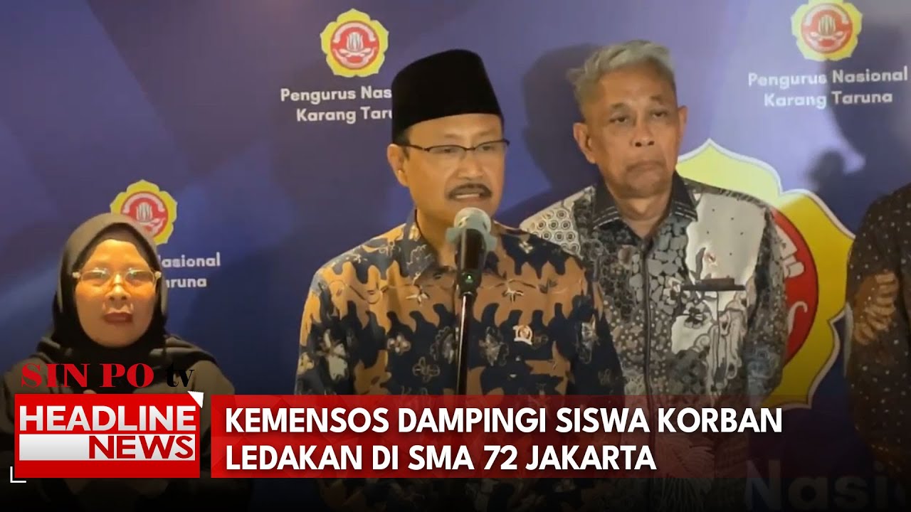 Kemensos Dampingi Siswa Korban Ledakan Di SMA 72 Jakarta