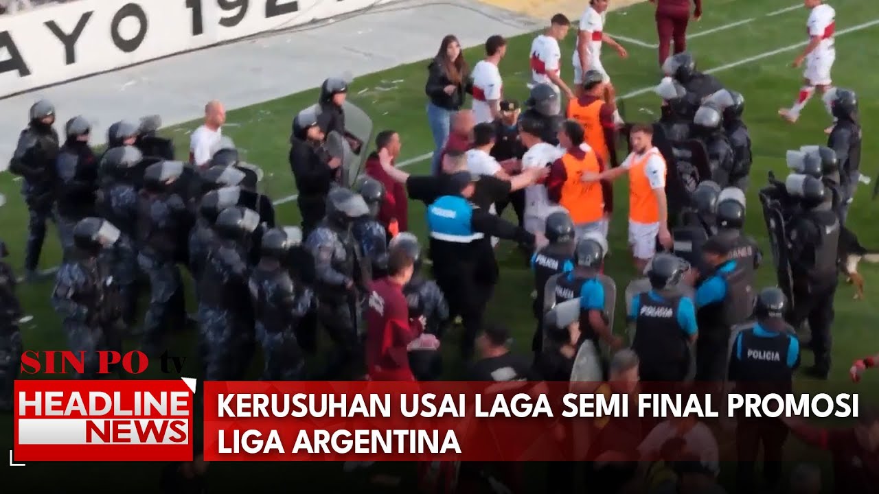 Kerusuhan Usai Laga Semi Final Promosi Liga Argentina