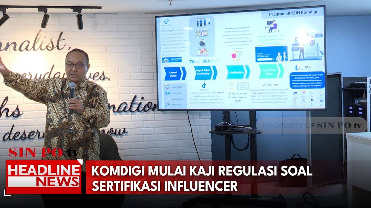 Komdigi Mulai Kaji Regulasi Soal Sertifikasi Influencer