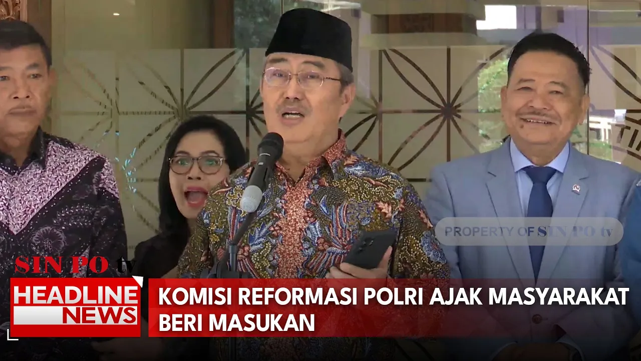 Komisi Reformasi Polri Ajak Masyarakat Beri Masukan
