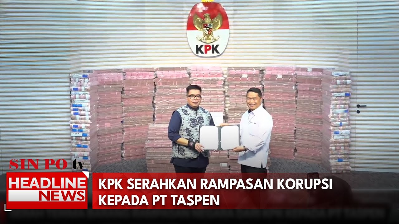 KPK Serahkan Rampasan Korupsi kepada PT Taspen