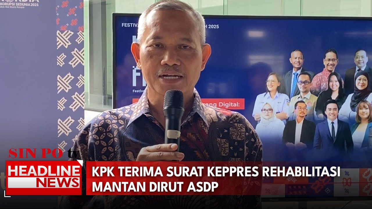 KPK Terima Surat Keppres Rehabilitasi Mantan Dirut ASDP