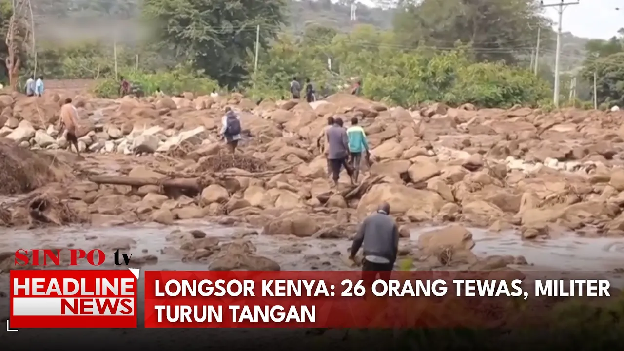 Longsor Kenya: 26 Orang Tewas, Militer Turun Tangan