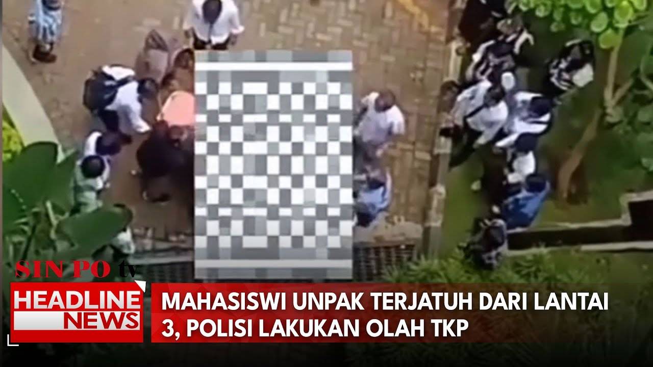 Mahasiswi Unpak Terjatuh Dari Lantai 3, Polisi Lakukan Olah TKP