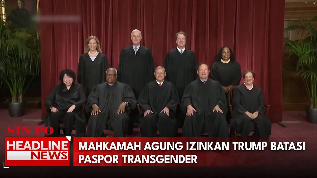 Mahkamah Agung Izinkan Trump Batasi Paspor Transgender