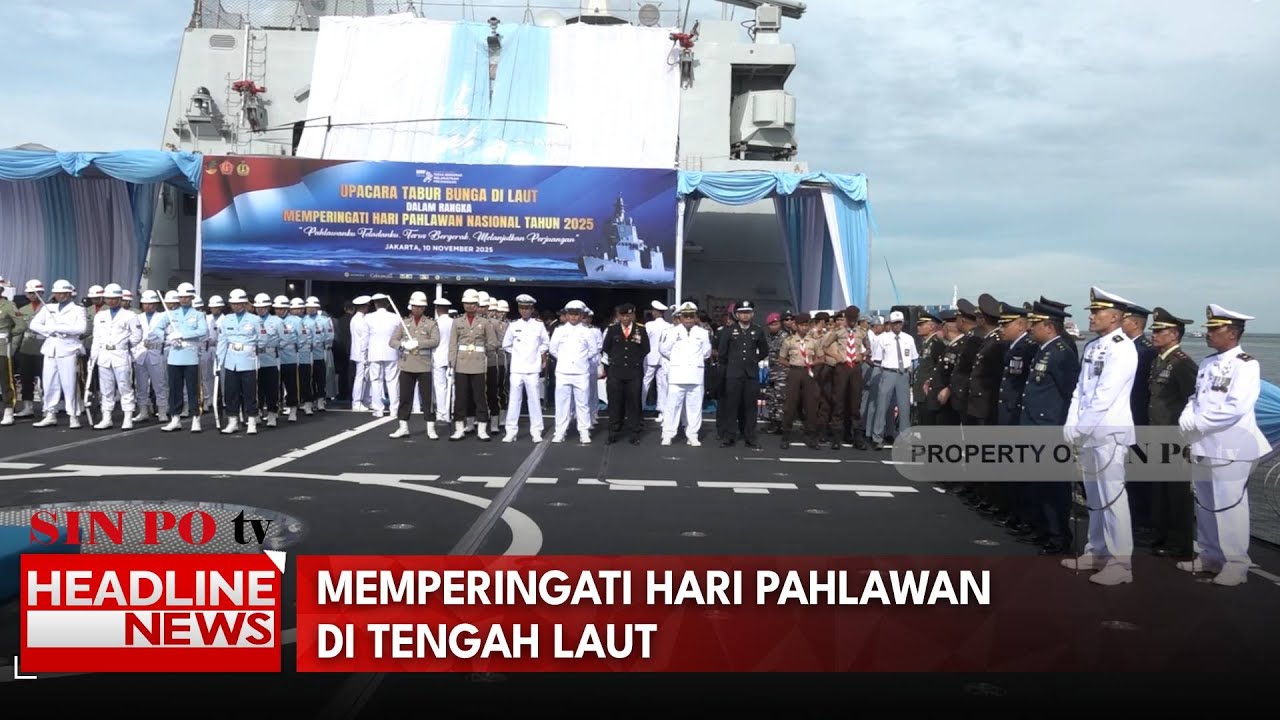Memperingati Hari Pahlawan di Tengah Laut