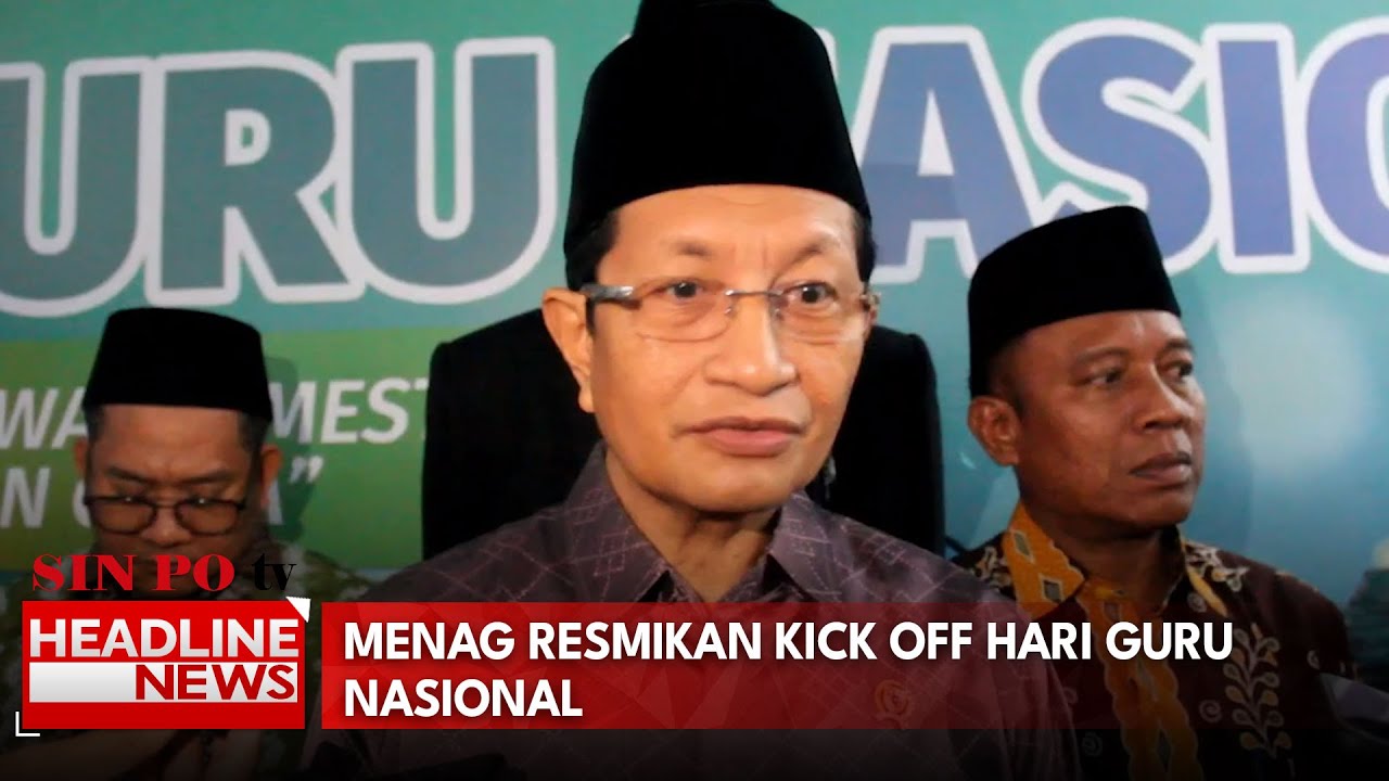 Menag Resmikan Kick Off Hari Guru Nasional