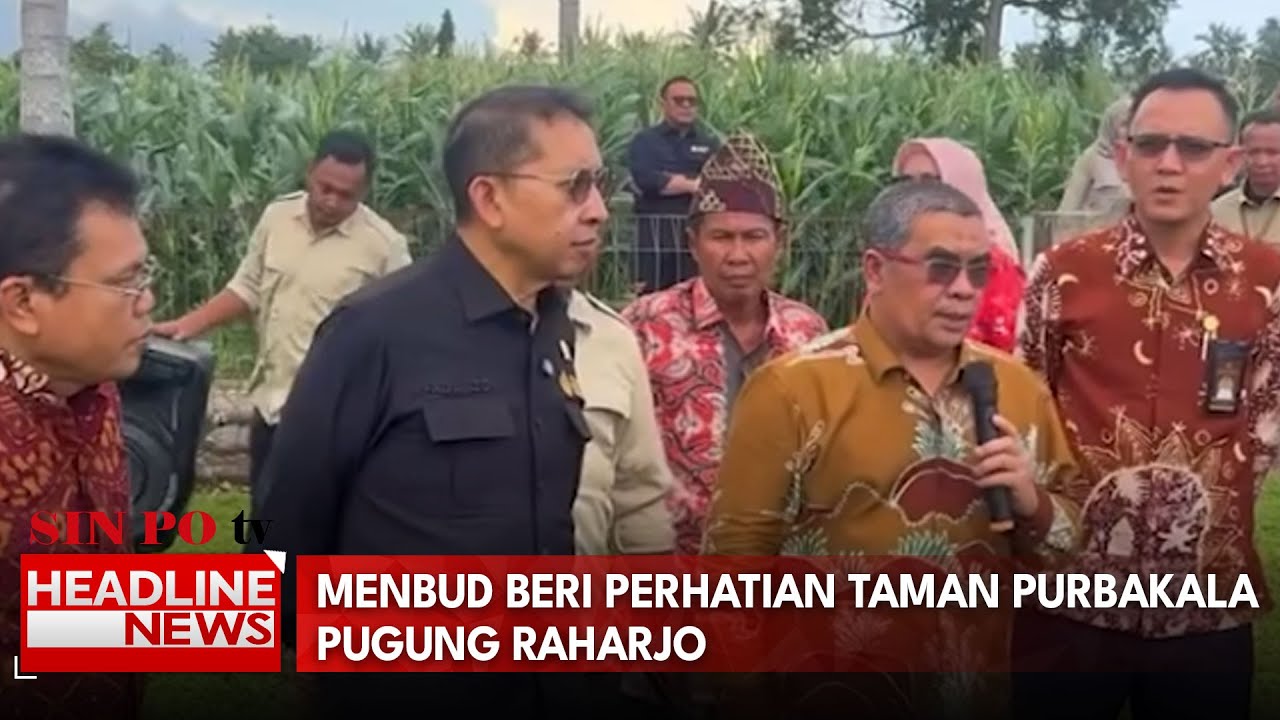 Menbud Beri Perhatian Taman Purbakala Pugung Raharjo