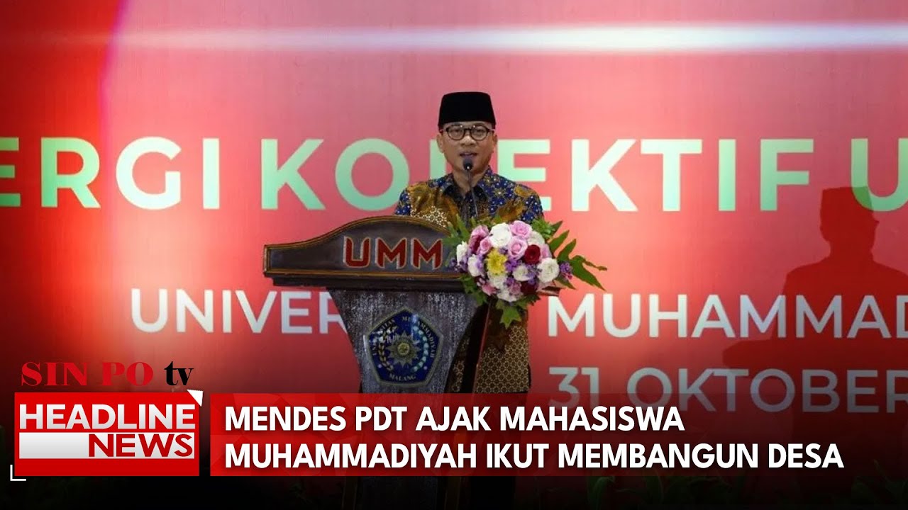 Mendes PDT Ajak Mahasiswa Muhammadiyah Ikut Membangun Desa