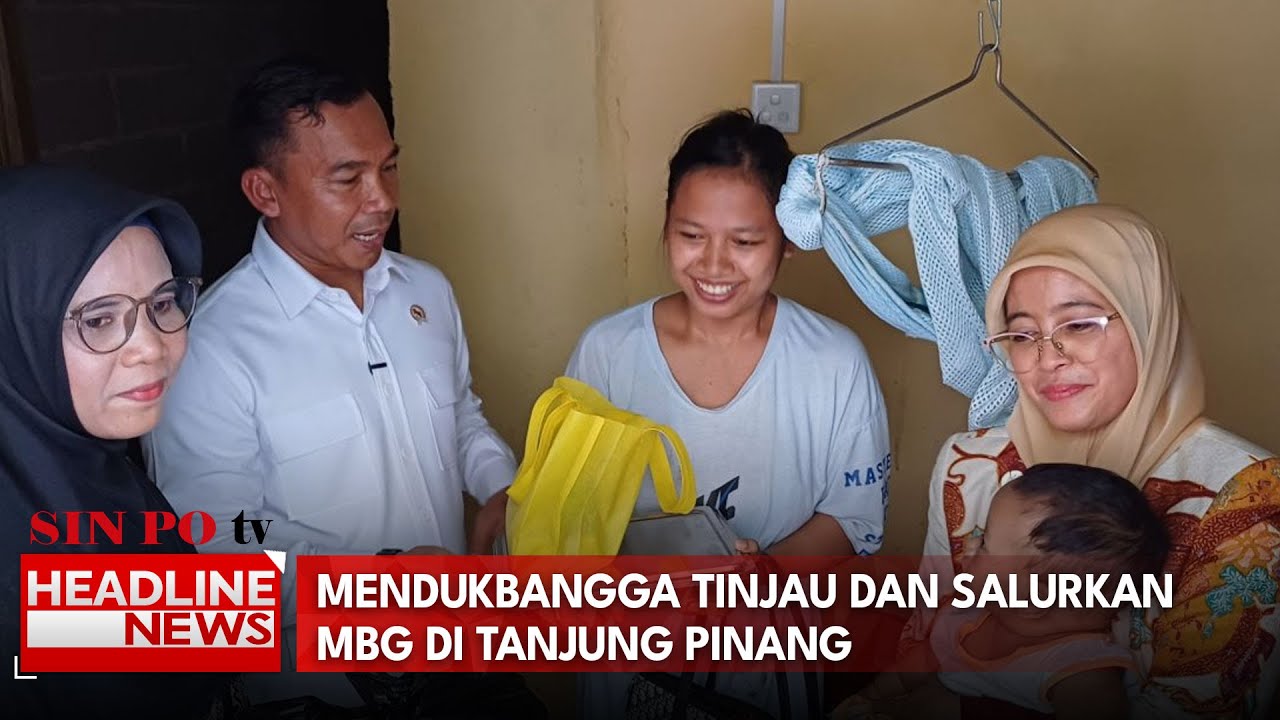 Mendukbangga Tinjau dan Salurkan MBG di Tanjung Pinang