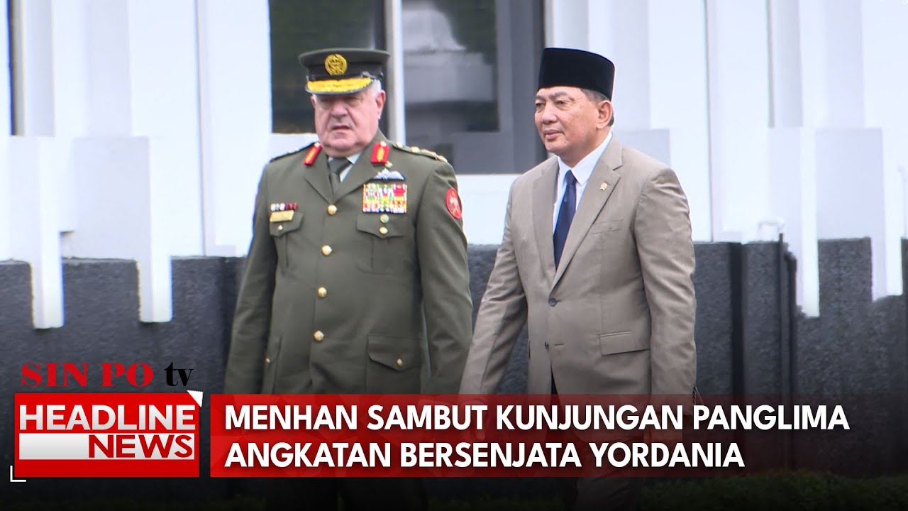 Menhan Sambut Kunjungan Panglima Angkatan Bersenjata Yordania