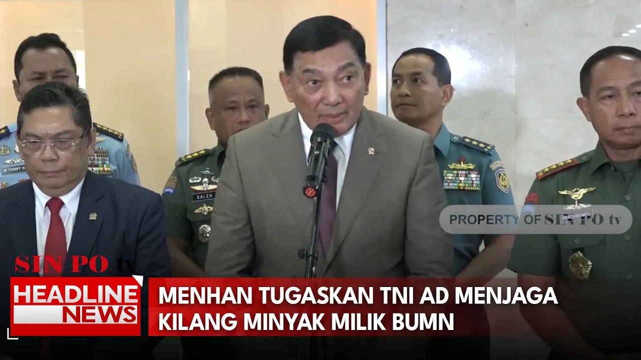 Menhan Tugaskan TNI AD Menjaga Kilang Minyak Milik BUMN