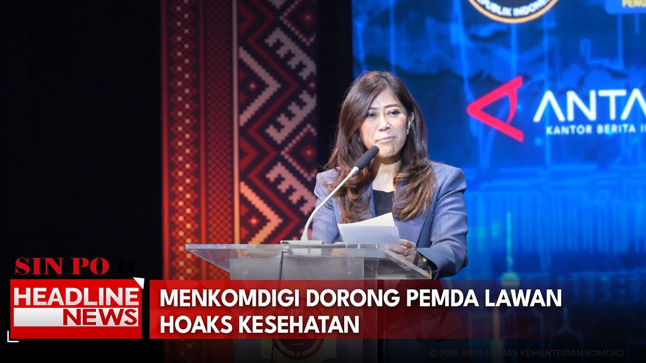 Menkomdigi Dorong Pemda Lawan Hoaks Kesehatan