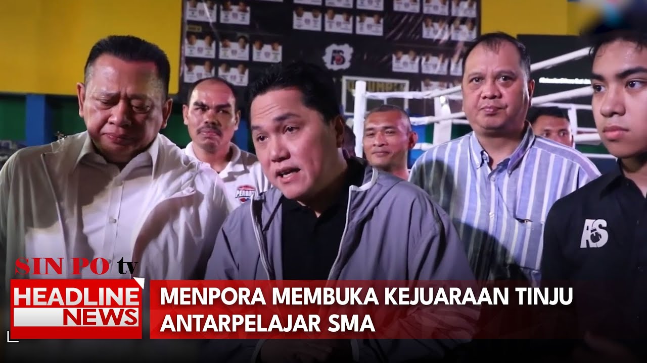 Menpora Membuka Kejuaraan Tinju Antarpelajar SMA