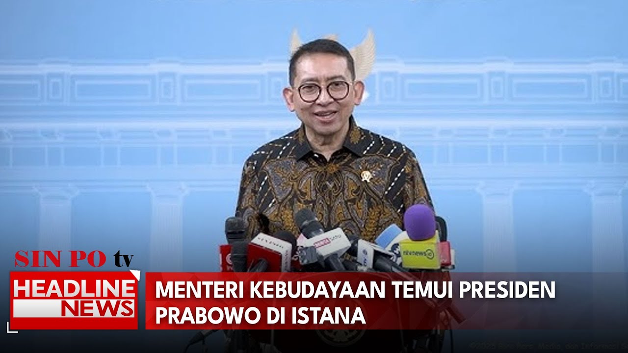 Menteri Kebudayaan Temui Presiden Prabowo di Istana