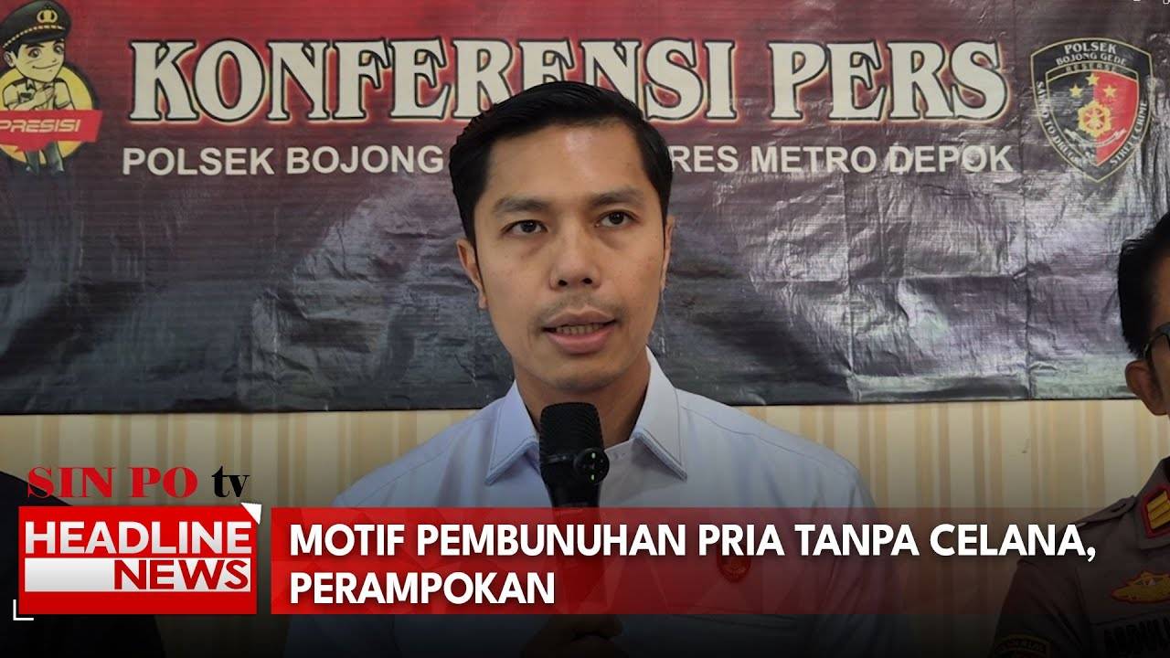 Motif Pembunuhan Pria Tanpa Celana, Perampokan