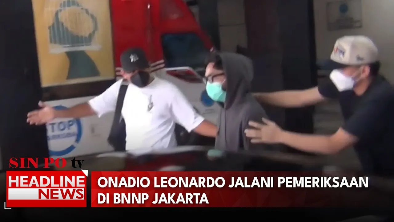 Onadio Leonardo Jalani Pemeriksaan Di BNNP Jakarta