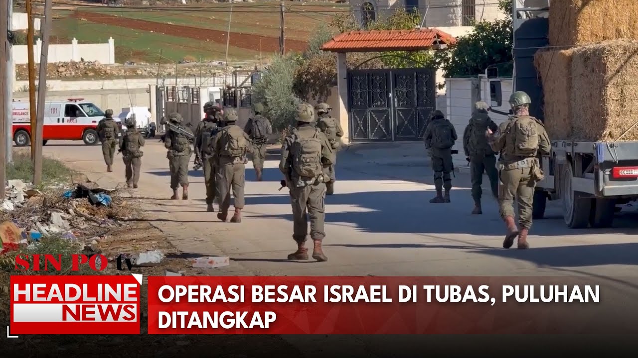Operasi Besar Israel Di Tubas, Puluhan Ditangkap