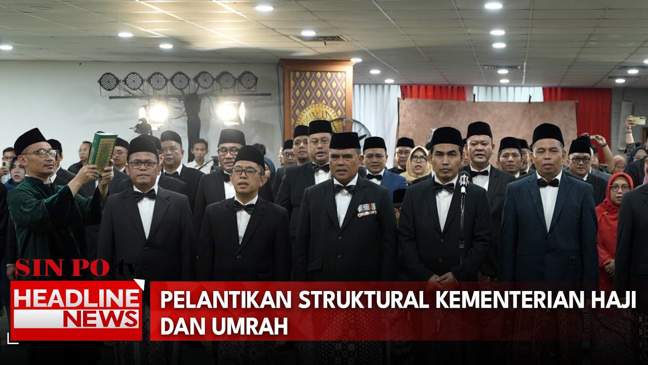 Pelantikan Struktural Kementerian Haji Dan Umrah