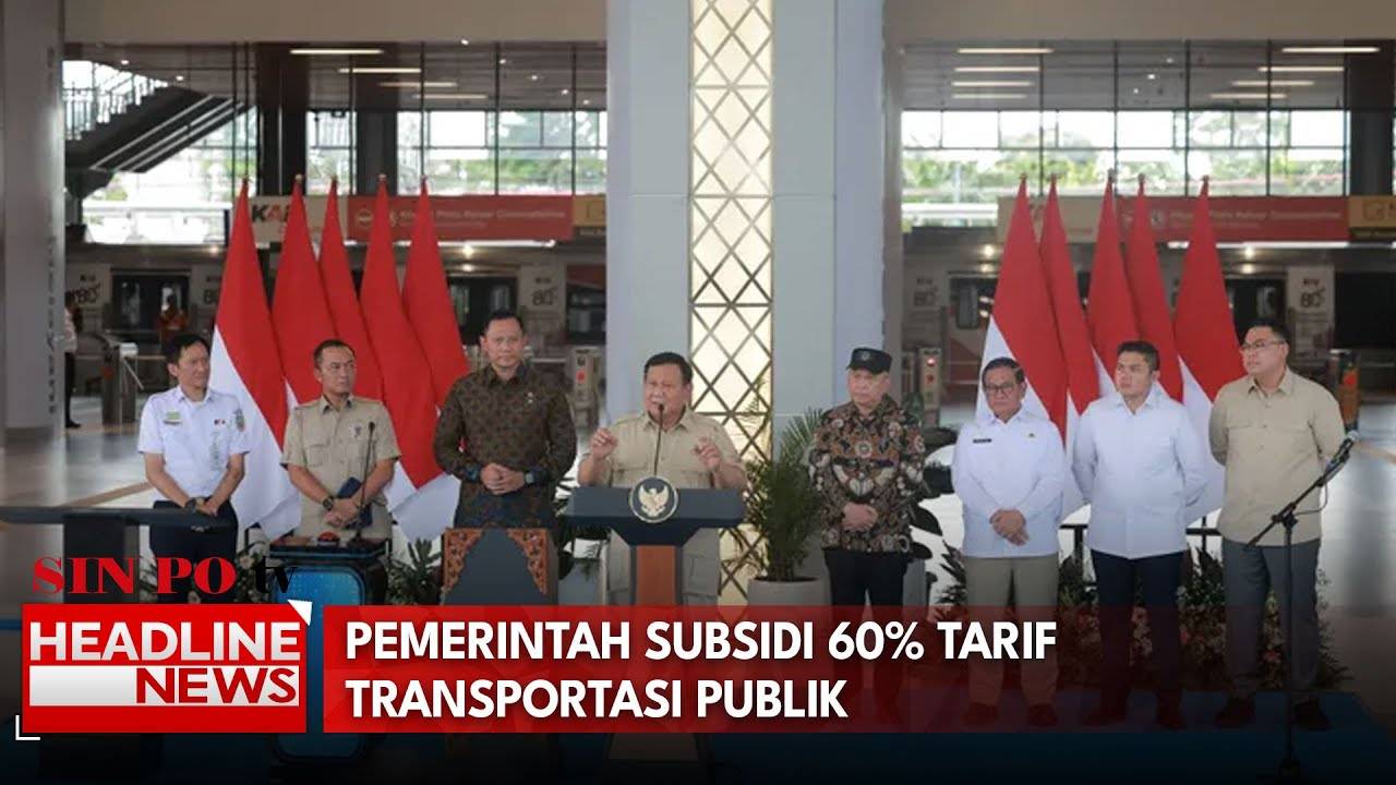 Pemerintah Subsidi 60% Tarif Transportasi Publik