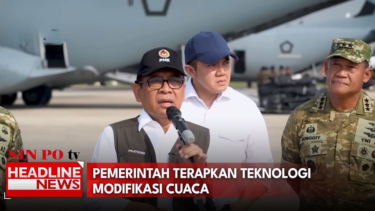Pemerintah Terapkan Teknologi Modifikasi Cuaca