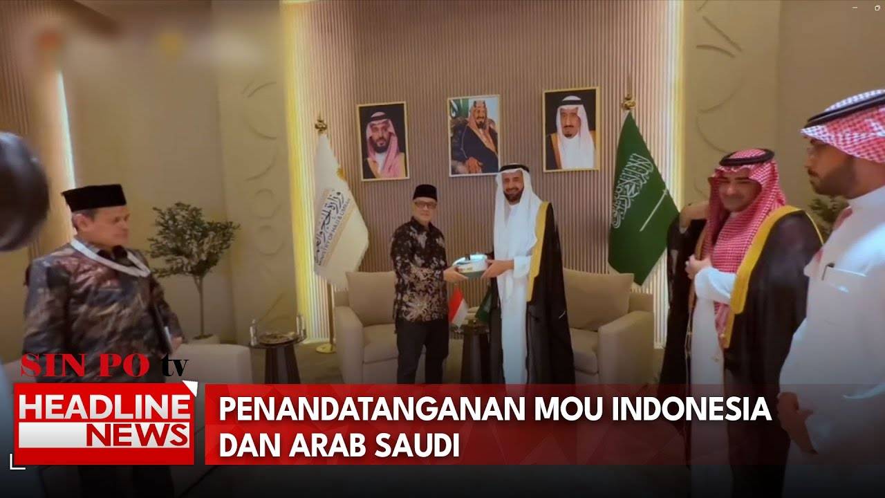 Penandatanganan MoU Indonesia Dan Arab Saudi