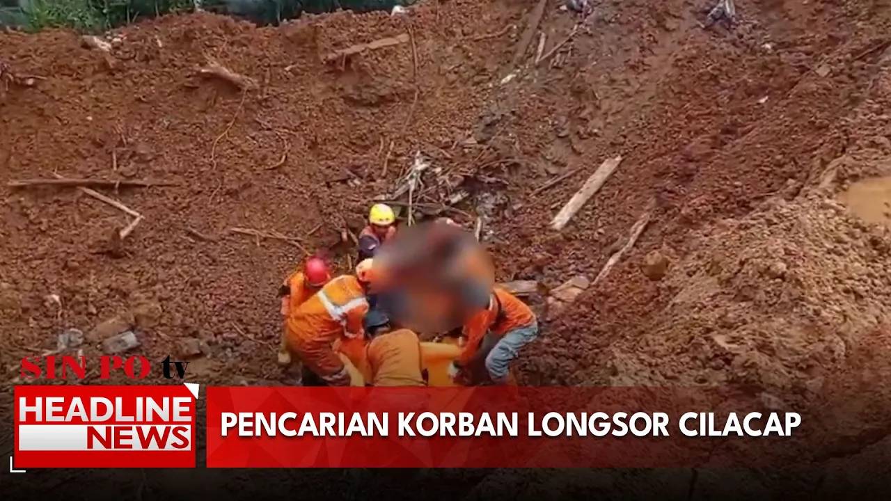 Pencarian Korban Longsor Cilacap