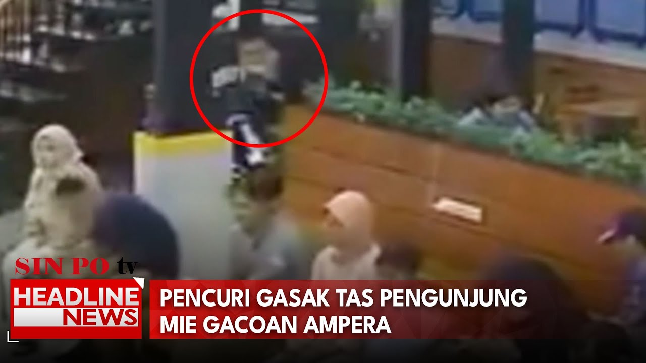 Pencuri Gasak Tas Pengunjung Mie Gacoan Ampera