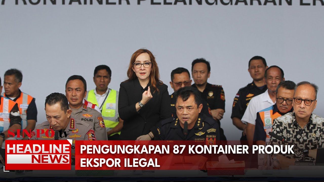 Pengungkapan 87 Kontainer Produk Ekspor Ilegal