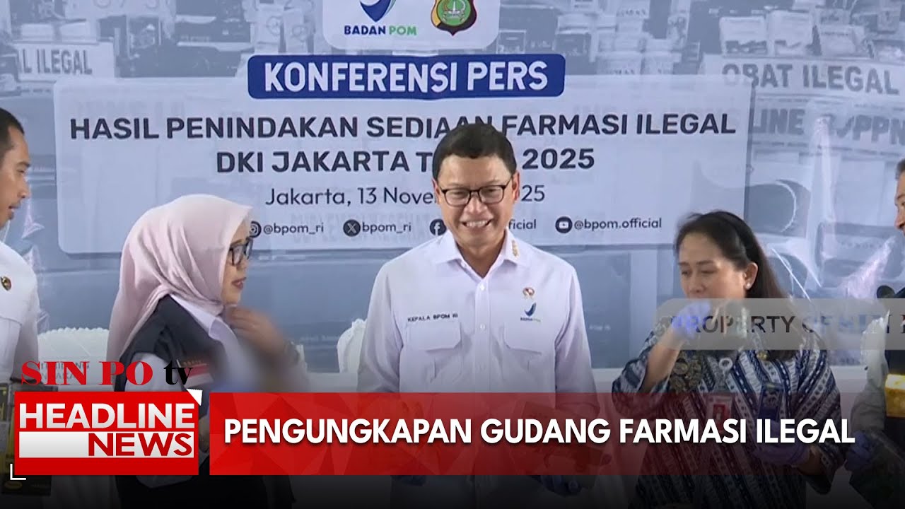 Pengungkapan Gudang Farmasi Ilegal