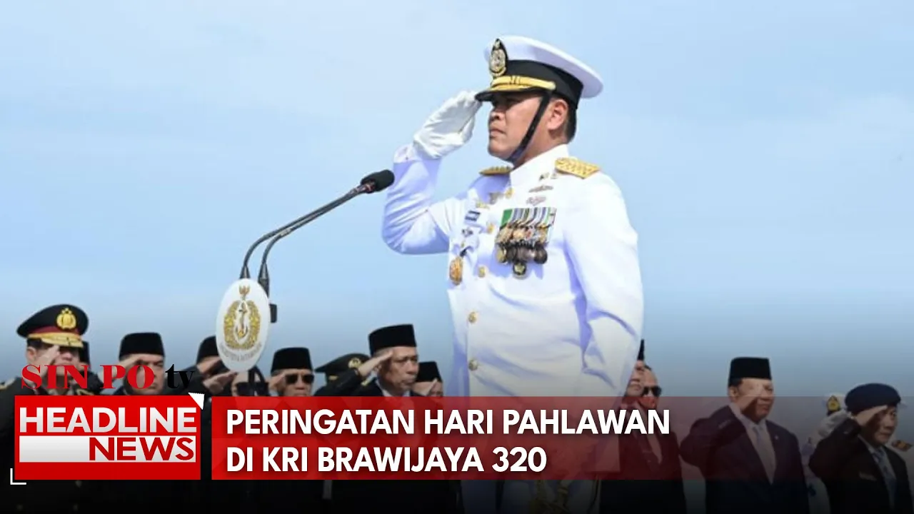 Peringatan Hari Pahlawan di KRI Brawijaya 320
