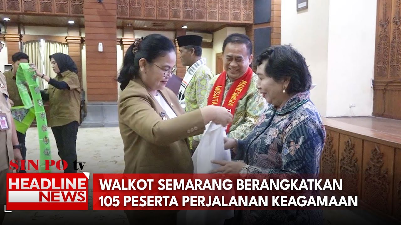 Perkuat Toleransi, Walkot Semarang Berangkatkan 105 Peserta Perjalanan Keagamaan