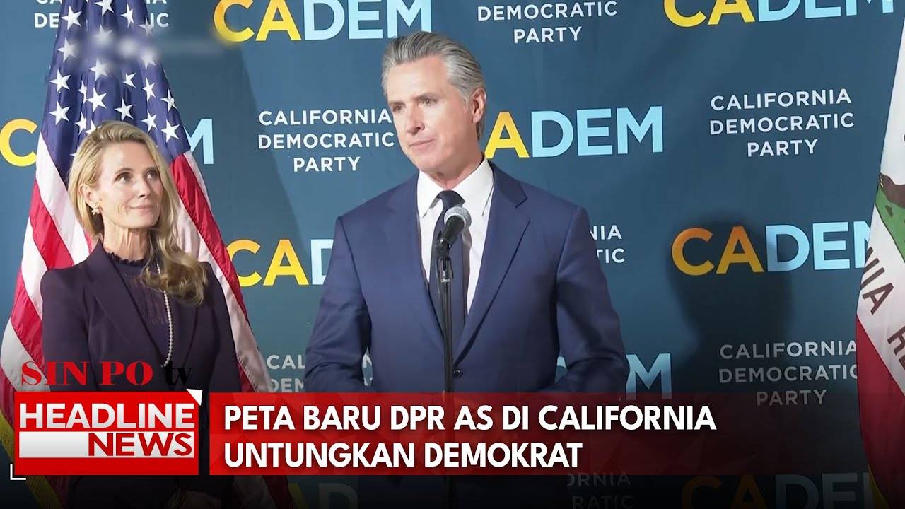 Peta Baru DPR AS di California Untungkan Demokrat