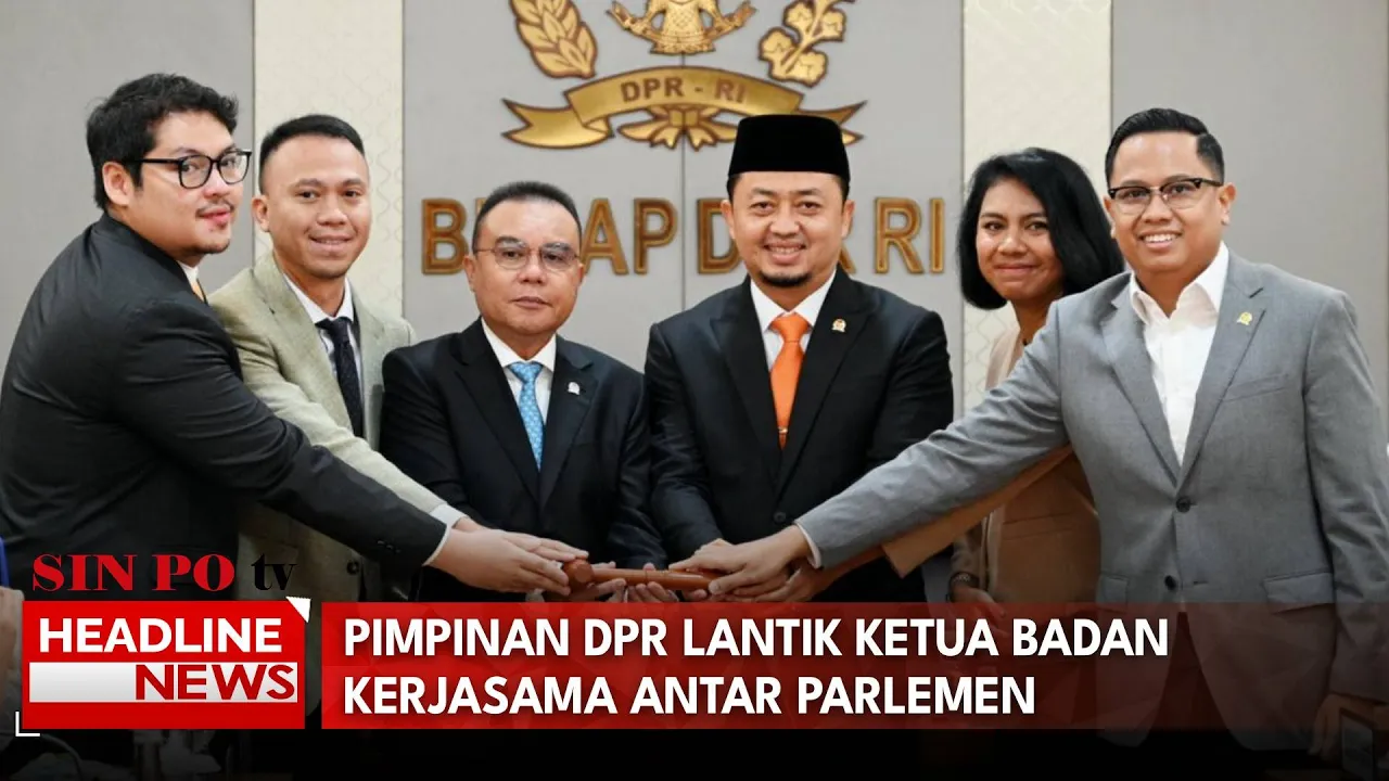 Pimpinan DPR Lantik Ketua Badan Kerjasama Antar Parlemen