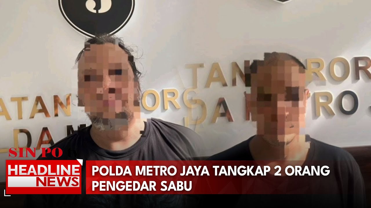 Polda Metro Jaya Tangkap 2 Orang Pengedar Sabu
