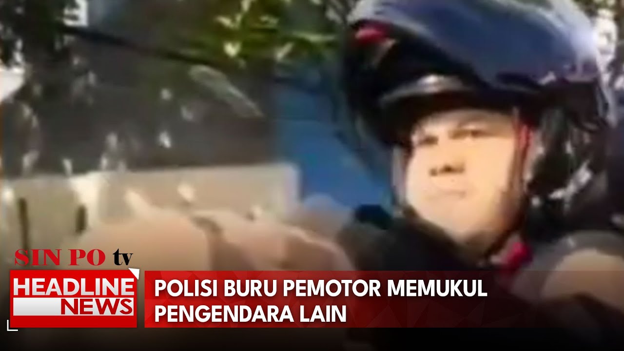Polisi Buru Pemotor Memukul Pengendara Lain