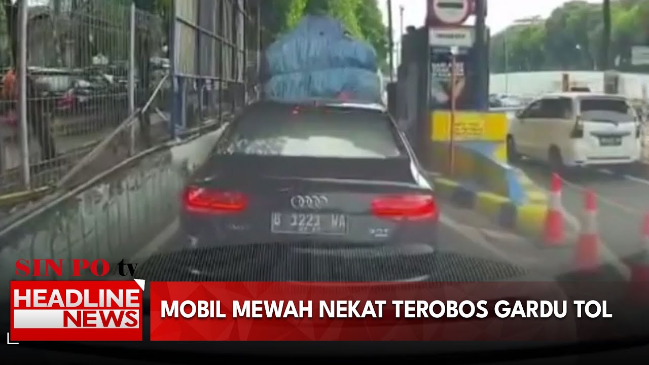 Polisi Lacak Domisili Mobil Mewah Yang Nekat Tidak Bayar Tol Dengan Terobos Gardu Tol