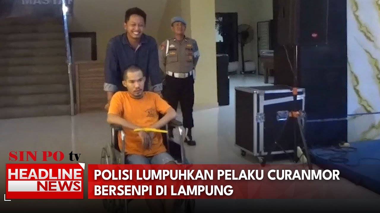 Polisi Lumpuhkan Pelaku Curanmor Bersenpi di Lampung