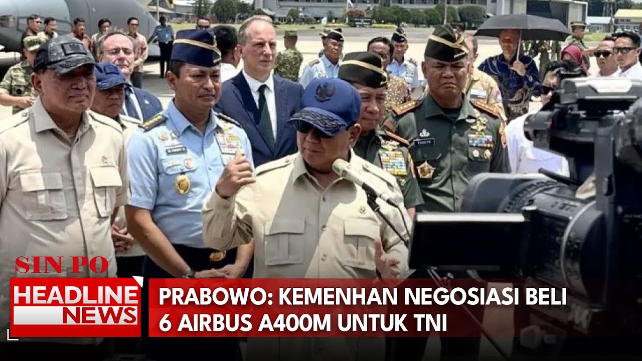 Prabowo: Kemenhan Negosiasi Beli 6 Airbus A400M untuk TNI