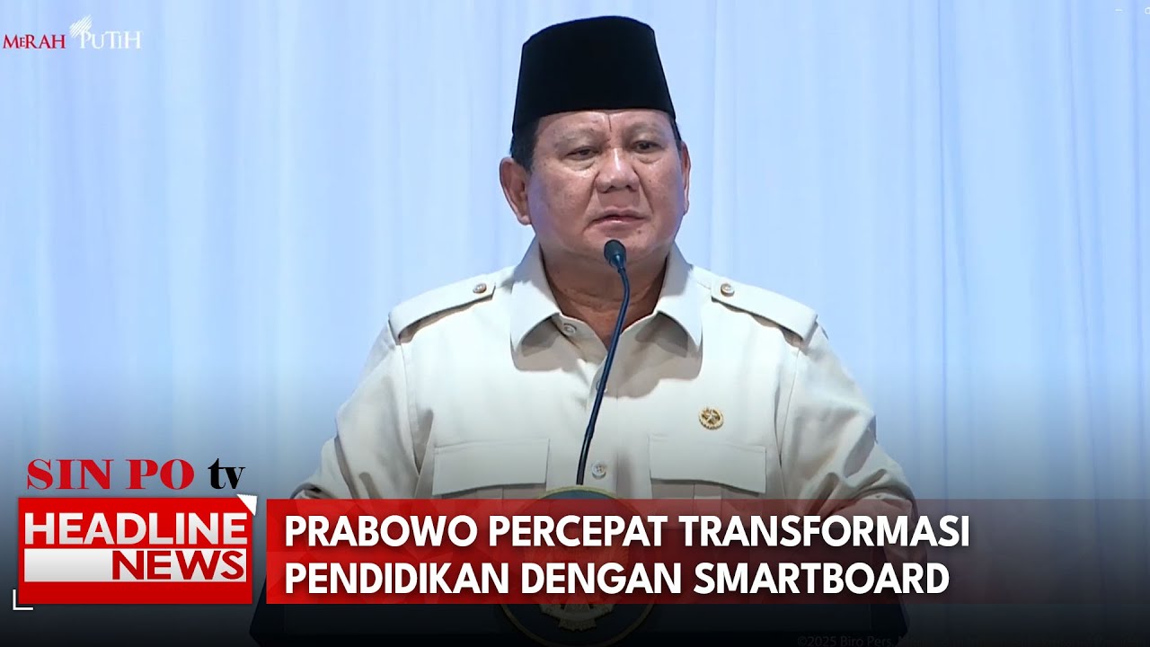 Prabowo Percepat Transformasi Pendidikan Dengan Smartboard