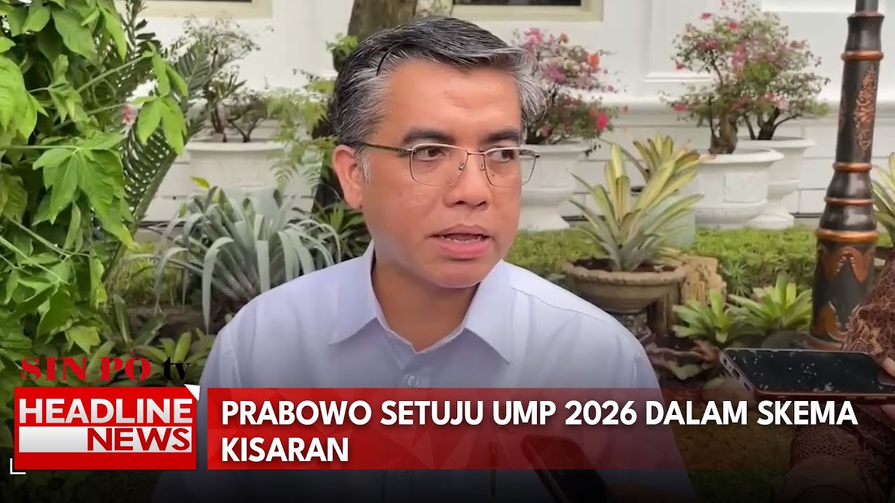 Prabowo Setuju UMP 2026 Dalam Skema Kisaran