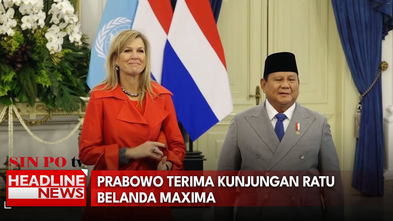 Prabowo Terima Kunjungan Ratu Belanda Maxima