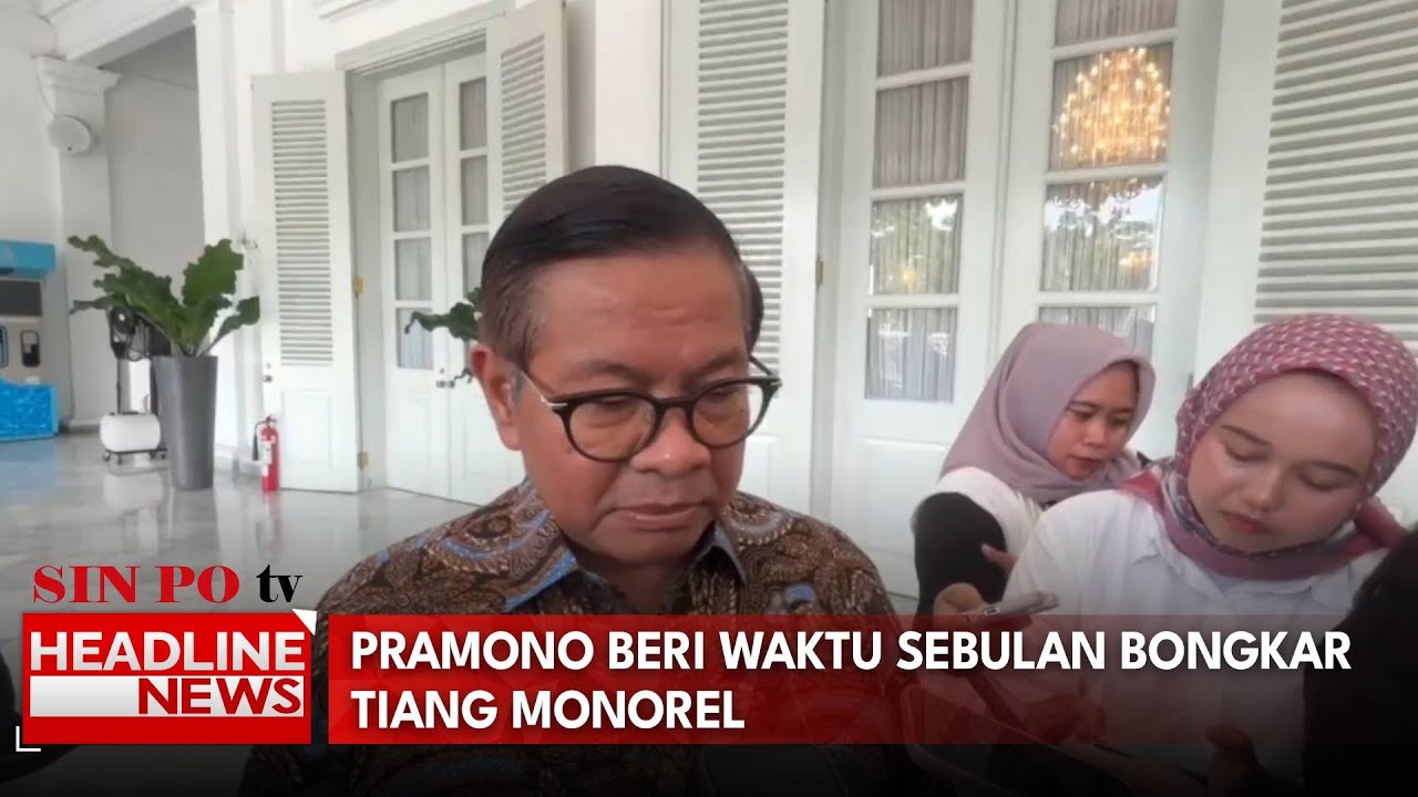 Pramono Beri Waktu Sebulan Bongkar Tiang Monorel