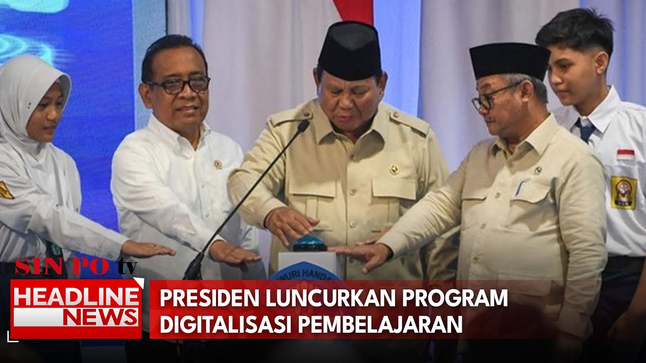 Presiden Luncurkan Program Digitalisasi Pembelajaran